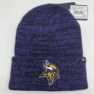 Minnesota Vikings 47 NFL Brain Freeze Beanie Hat
